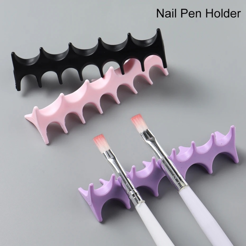 Nail Art Rame - Silicone Nail Art Pen Holder UV