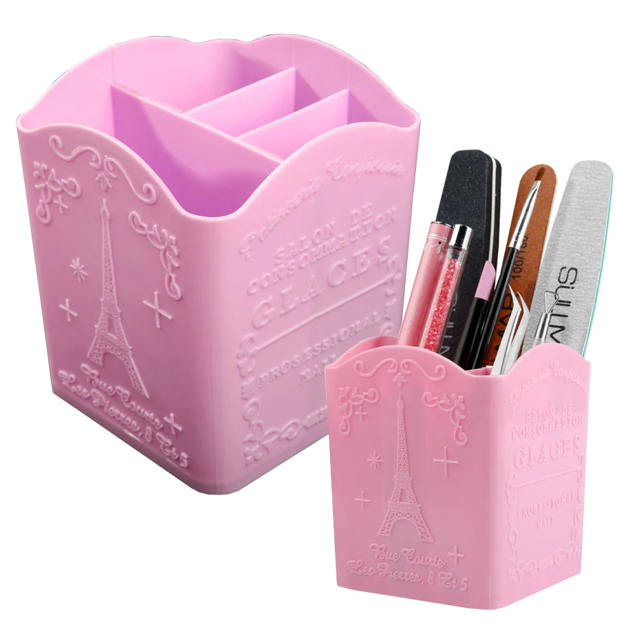 Nail Art Rame - 4-Compartment Nail Art Brush Holder, Storage