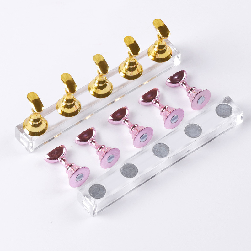 Nail Art Pinterest - 5/30pcs/Set Magnetic Nail Holder False Nail