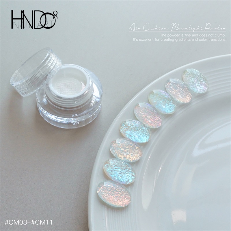 Nail Glitter Chrome - HNDO New Package Aurora Chrome Nail