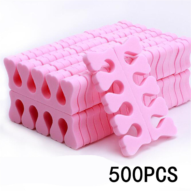 Nail Art Pinterest - 50/100/500pcs Pink Sponge Finger Toe Separators