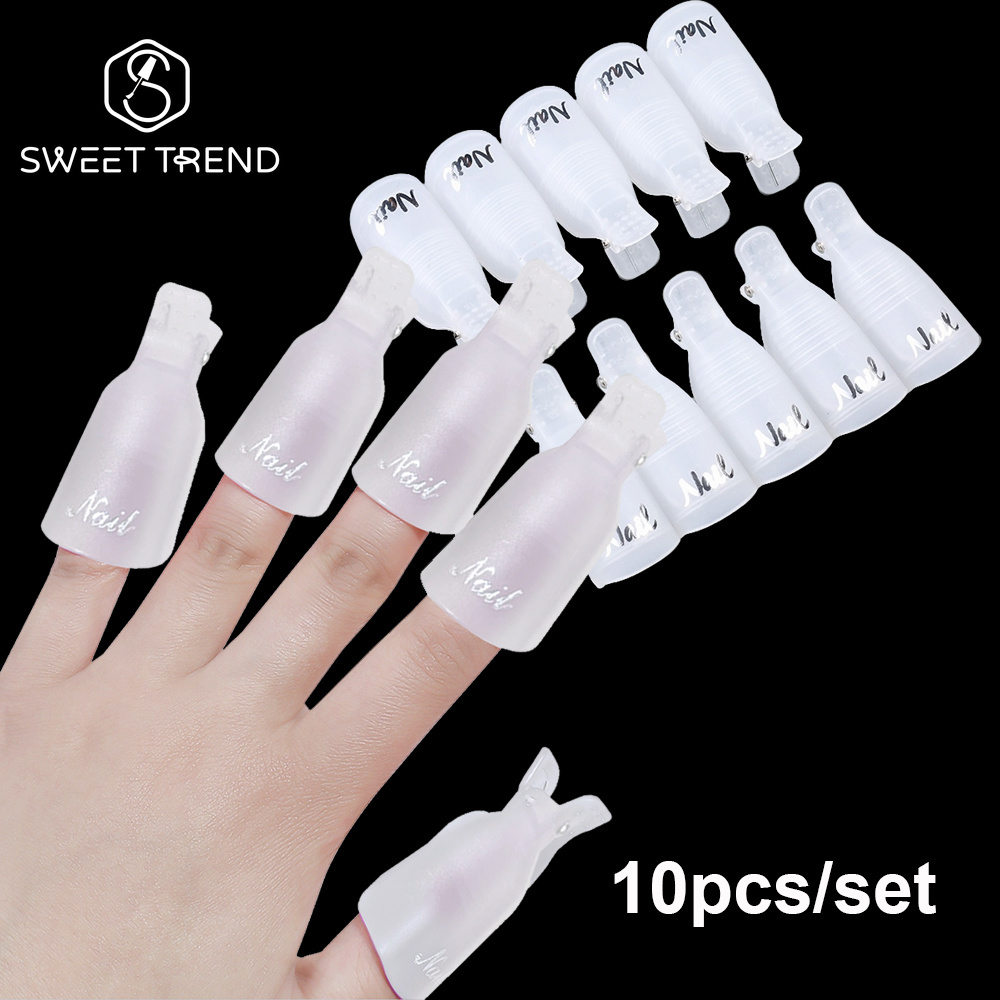 Nail Art Ideas - SWEET TREND-10Pcs/set Plastic Acrylic Nail Art