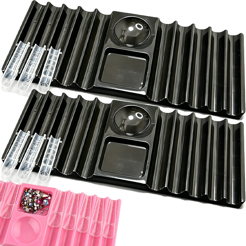 Nail Art Rame - Reusable Nail Art Palette with Brush