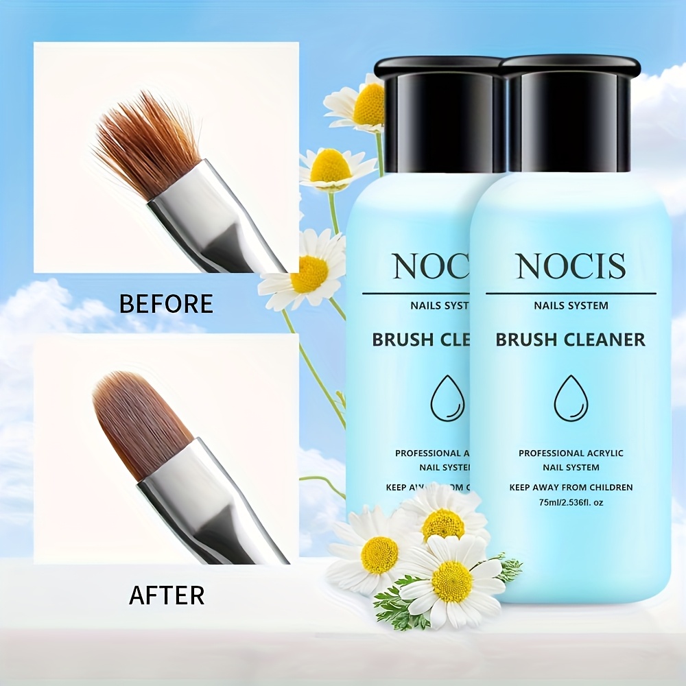Nail Art Ideas - NOCIS 75ml Acrylic Nail Brush Cleaner