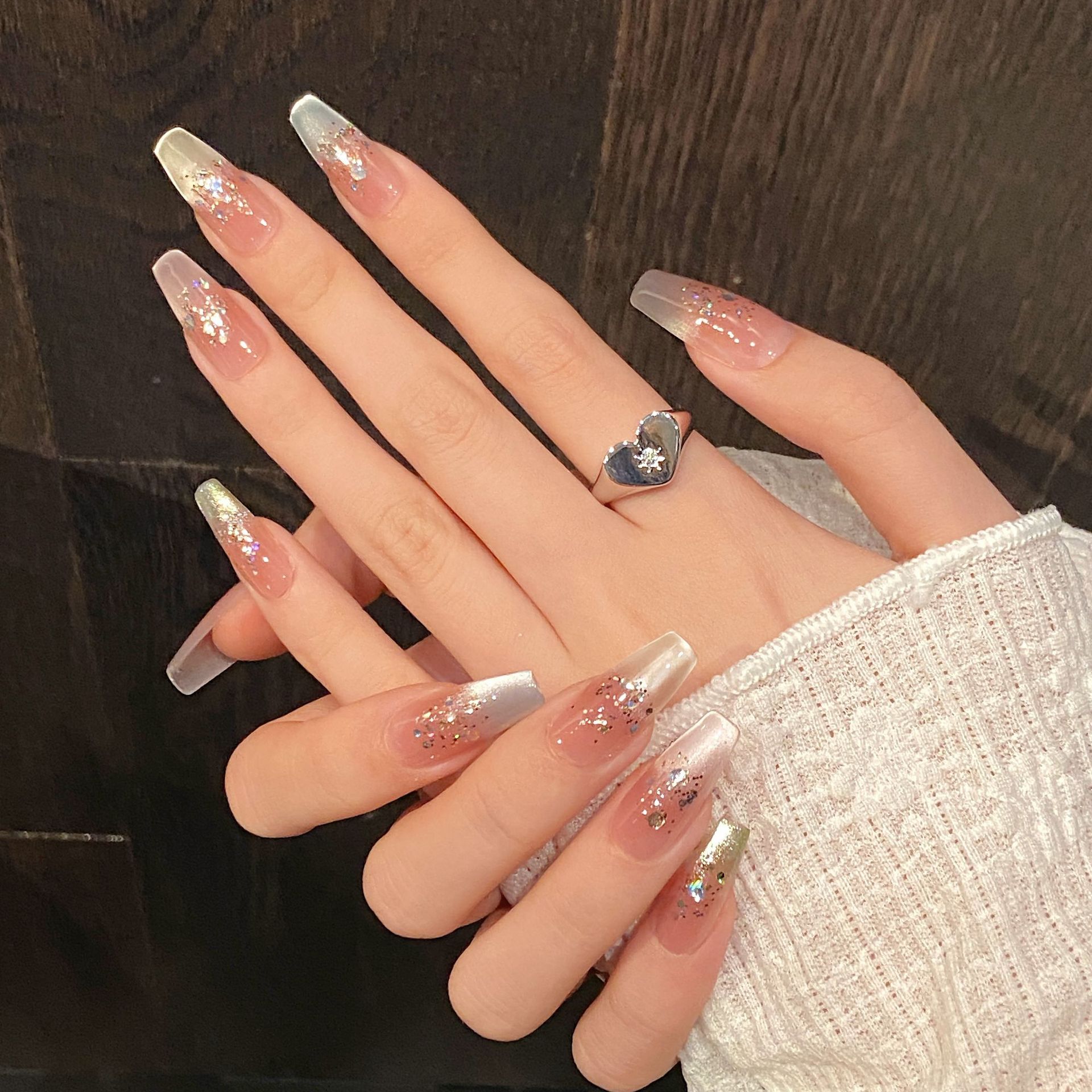 Handmade Press on Nails Rainbo - đánh giá và giá Nail Art Press On
