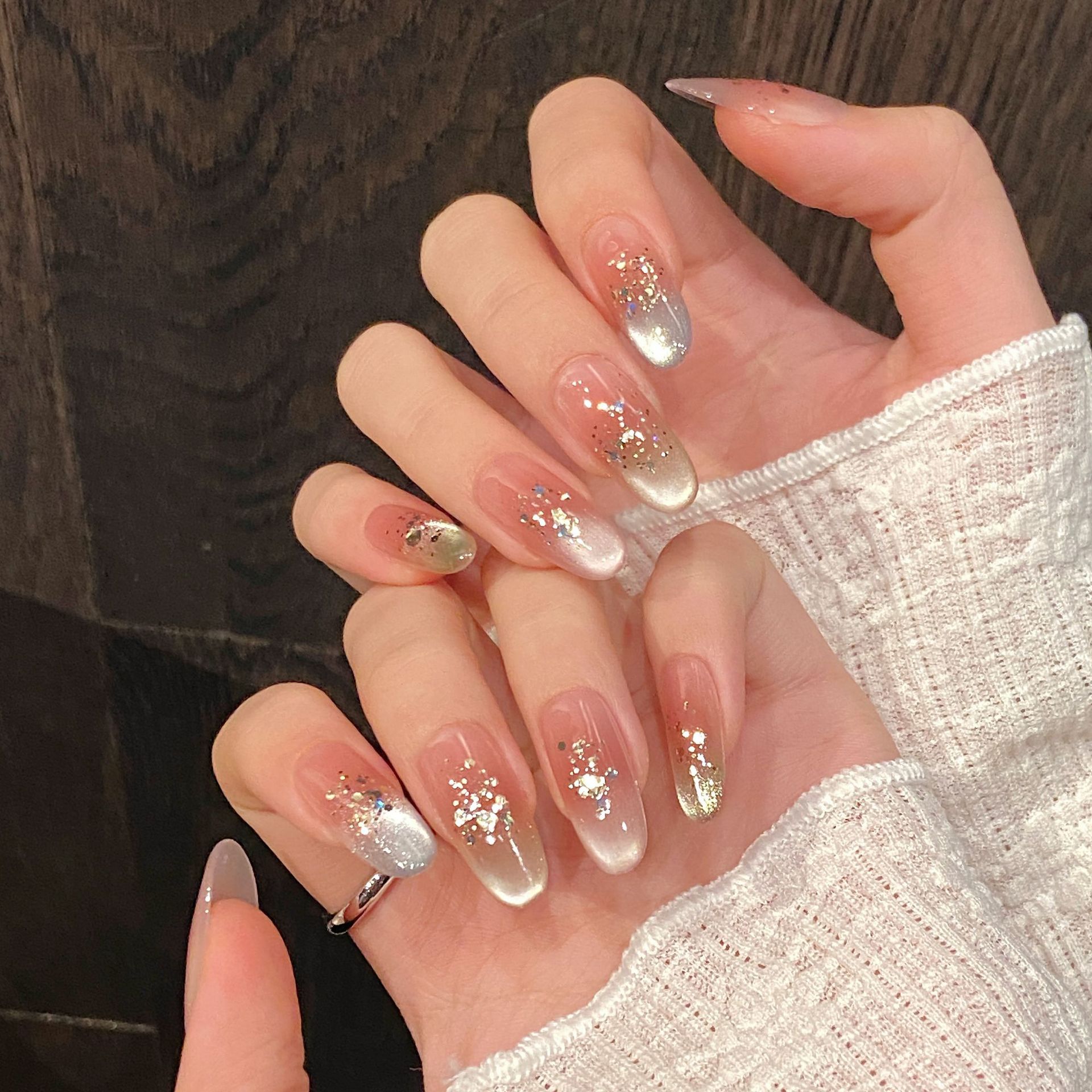 Handmade Press on Nails Rainbo - đánh giá và giá Nail Art Press On