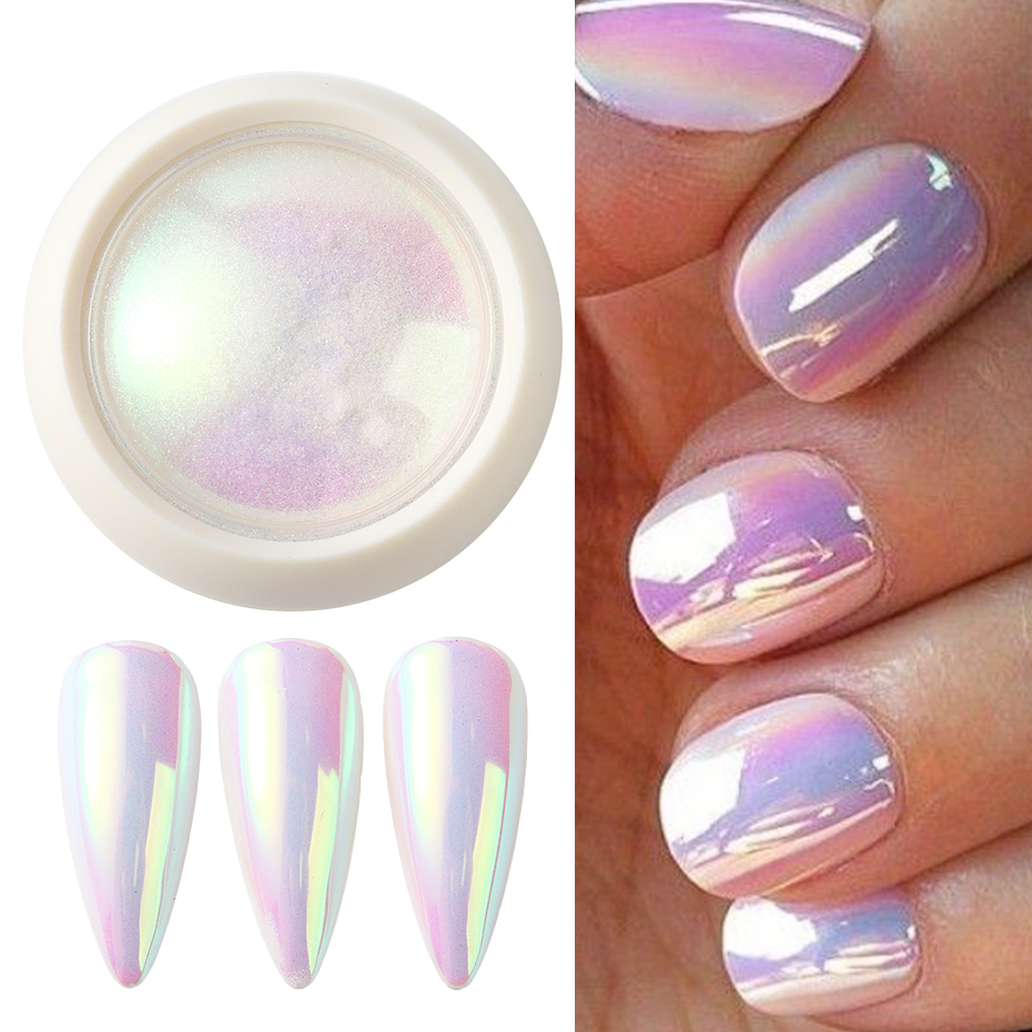 Unicorn Chrome Nail Powder Neo - đánh giá và giá Nail Glitter Chrome