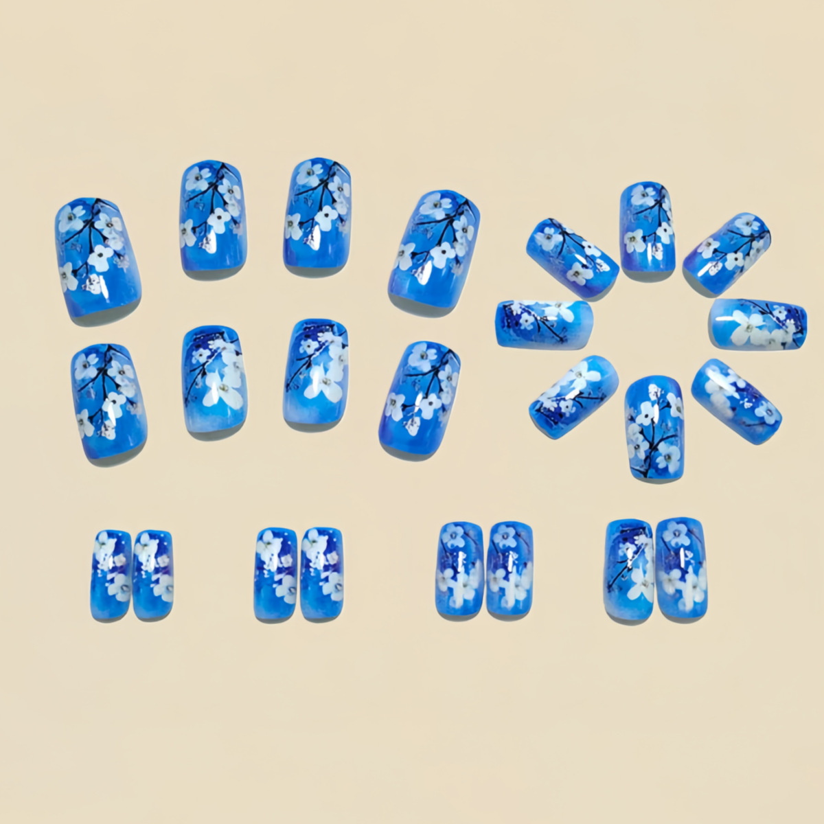 Medium fake nails for women gi - đánh giá và giá Nail Art Press On