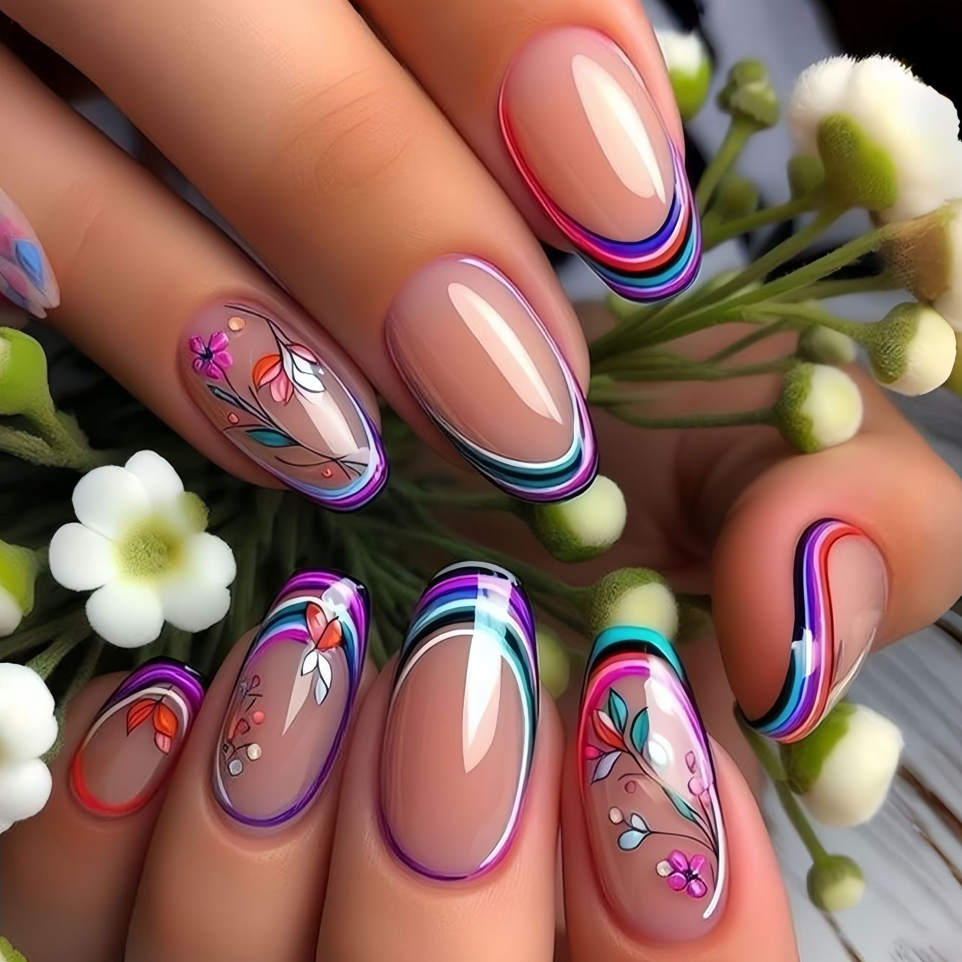 Medium fake nails for women gi - đánh giá và giá Nail Art Press On
