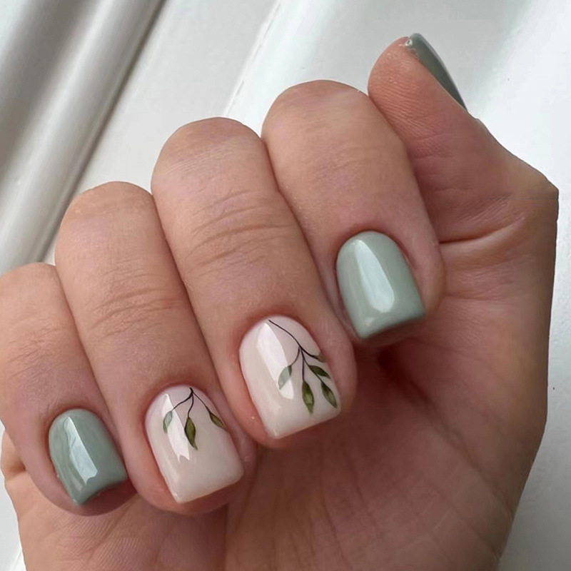 24Pcs Reusable Fake Nails Shor - đánh giá và giá Nail Art Press On