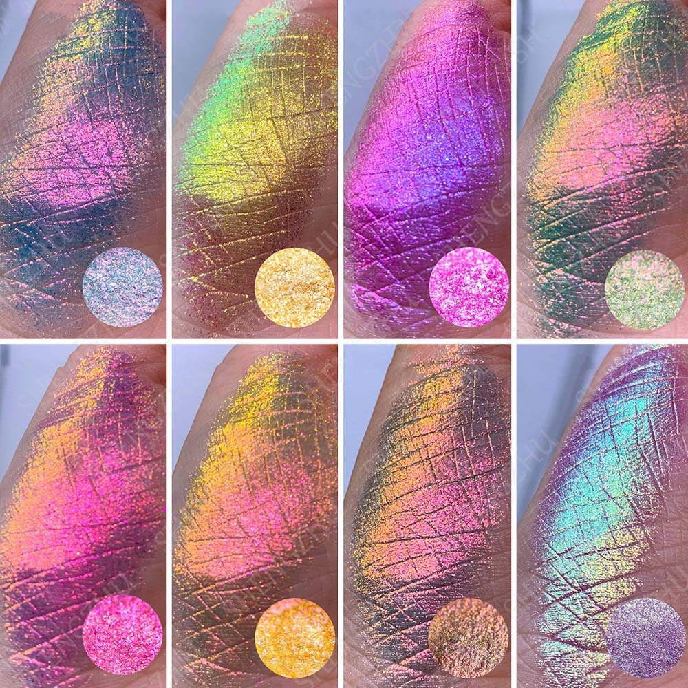 1/6Jars Holographic Chameleon  - đánh giá và giá Nail Glitter Chrome