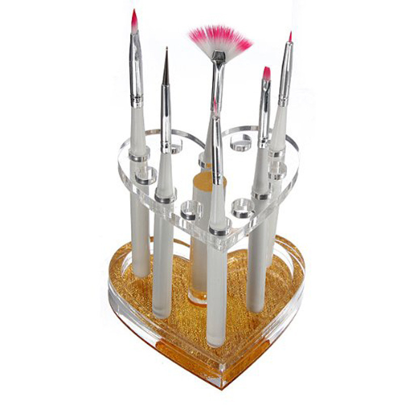 12 Holes Nail Brushes Storage  - đánh giá và giá Nail Art Rame