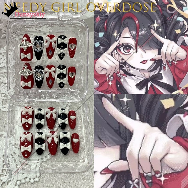 YiNuo*/Needy Girl Overdose Jir - đánh giá và giá Nail Art Press On