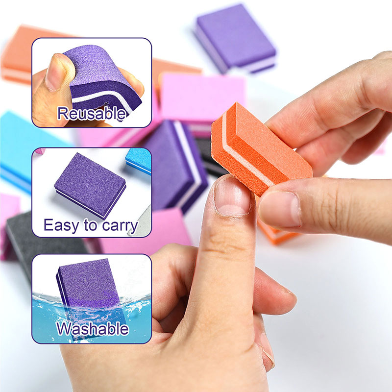10/50pcs Mini Nails Art Buffer - đánh giá và giá Nail Art Pinterest
