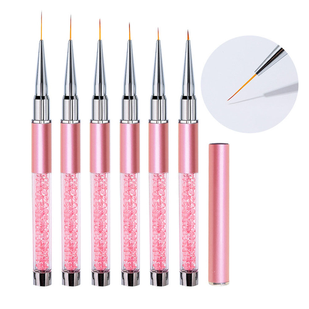 6pcs/Set Acrylic French Stripe - đánh giá và giá Nail Art Rame