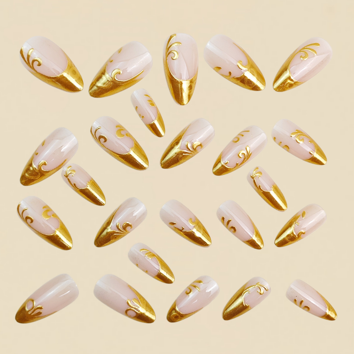 3D fake nails for women girls  - đánh giá và giá Nail Art Press On
