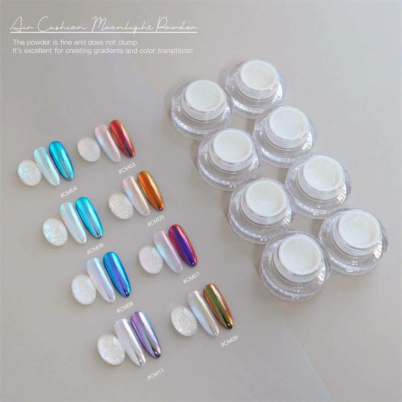 HNDO New Package Aurora Chrome - đánh giá và giá Nail Glitter Chrome