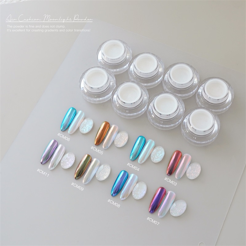 HNDO New Package Aurora Chrome - đánh giá và giá Nail Glitter Chrome