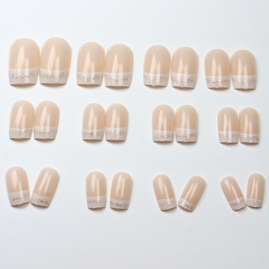 24pcs/set Medium Square fake n - đánh giá và giá Nail Art Gliter