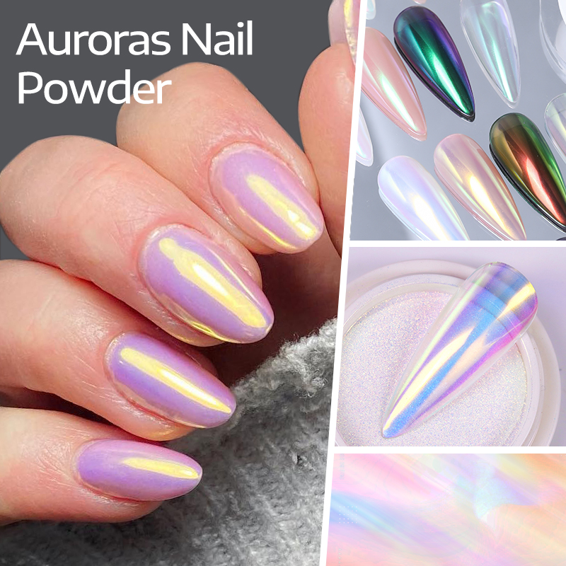 NICOLE DIARY Nail Powder Pigme - đánh giá và giá Nail Glitter Chrome