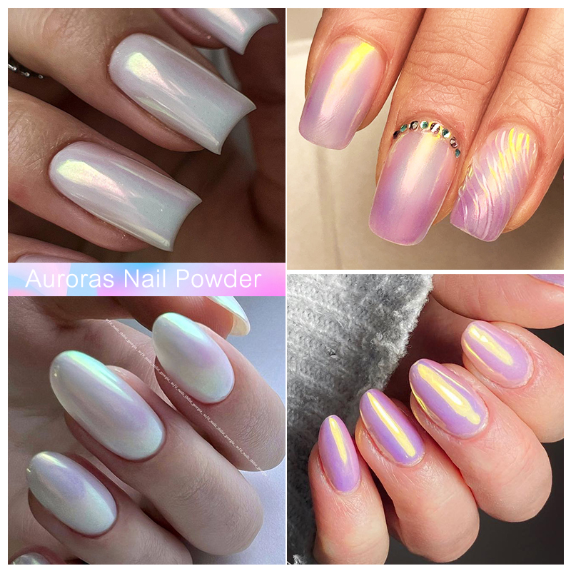 NICOLE DIARY Nail Powder Pigme - đánh giá và giá Nail Glitter Chrome