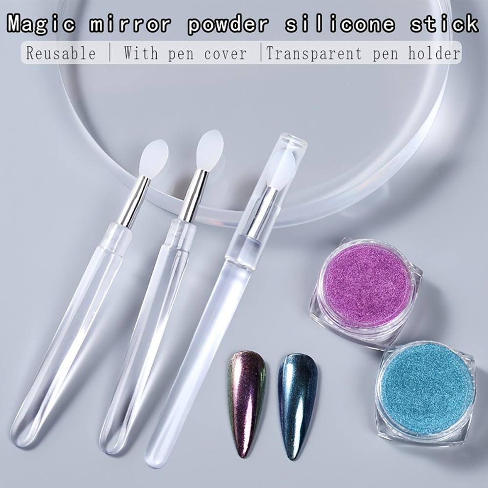 Reusable Chrome Glitter Applyi - đánh giá và giá Nail Glitter Chrome