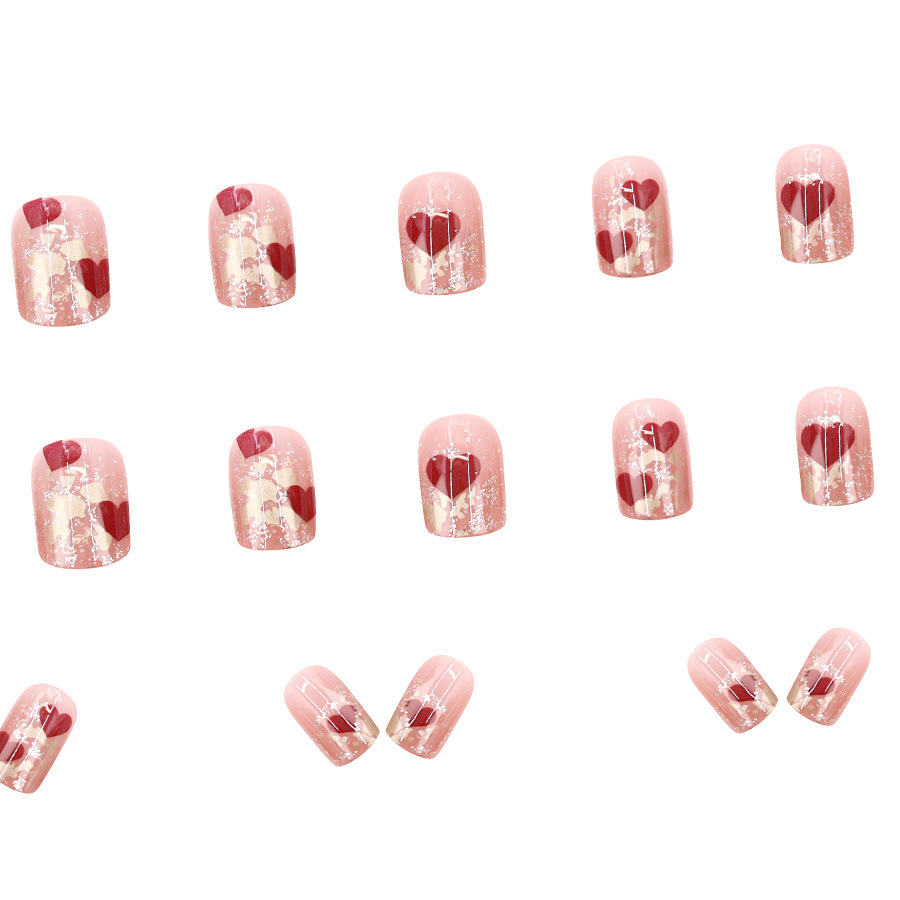 24pcs/set Short Square fake na - đánh giá và giá Nail Art Press On