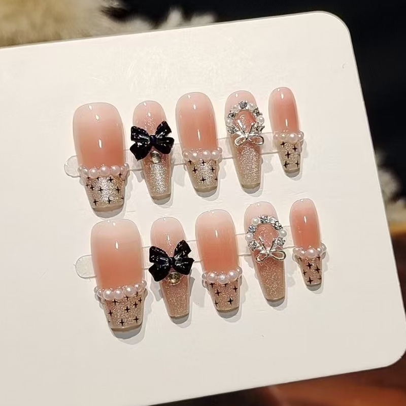 10Pcs French Sweet Cool Spicy  - đánh giá và giá Nail Art Press On