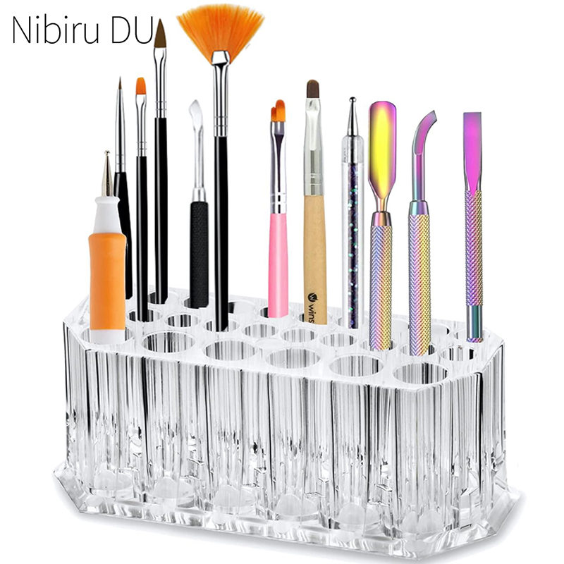 26 Holes Acrylic Nail Brushes  - đánh giá và giá Nail Art Rame