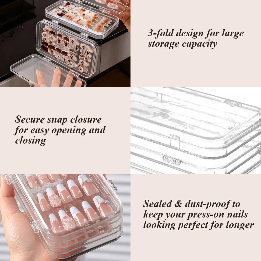 Clear Foldable Press On Nail S - đánh giá và giá Nail Art Pinterest