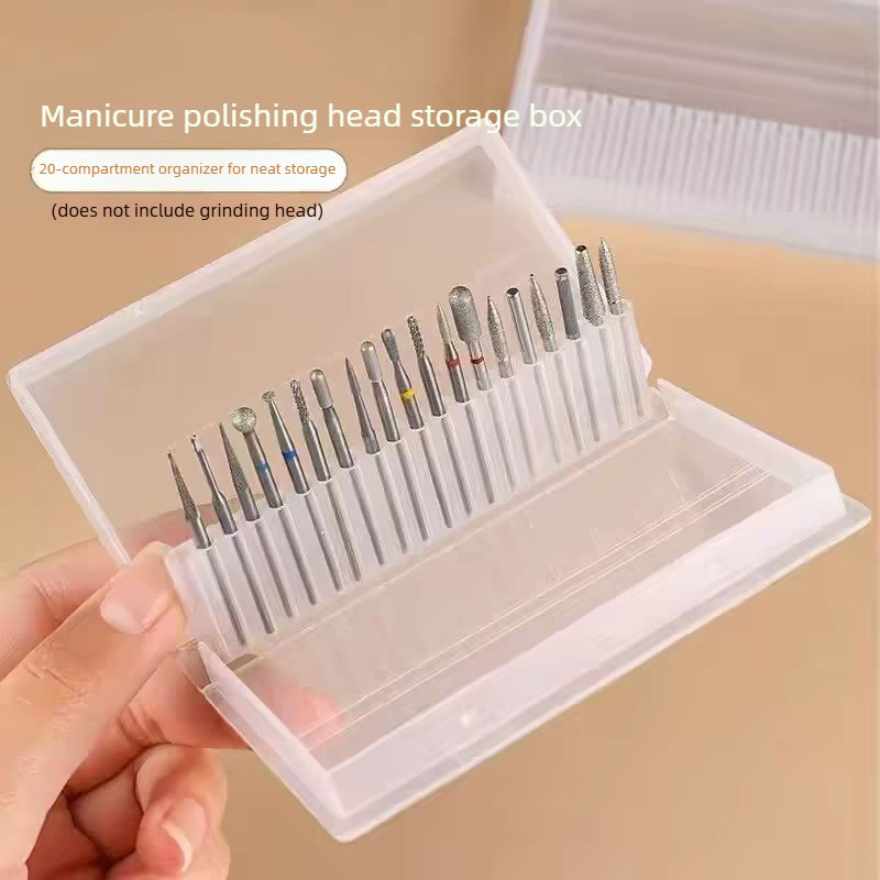 1/2/3PCS 20 Slots Clear Nail D - đánh giá và giá Nail Art Rame