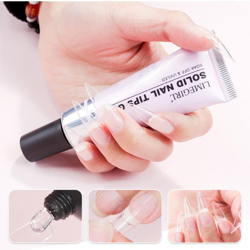 30g Soft Transparent Nail Tips - đánh giá và giá Nail Art Ideas