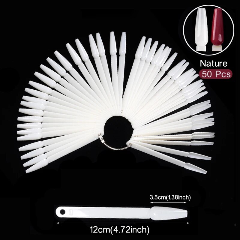 Nail Display Sticks Clear Natu - đánh giá và giá Nail Art Pinterest